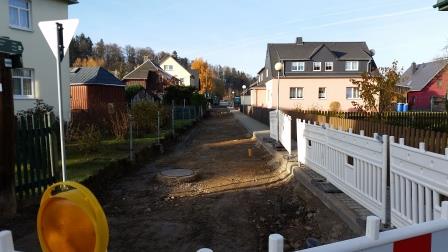 Baustelle am Burgberg (Sommer / Herbst 2018)