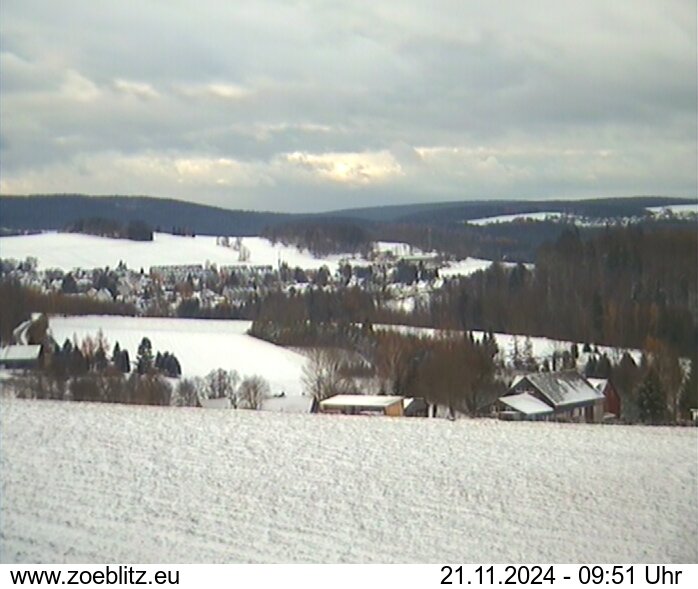 Blick von Norden auf Zöblitz