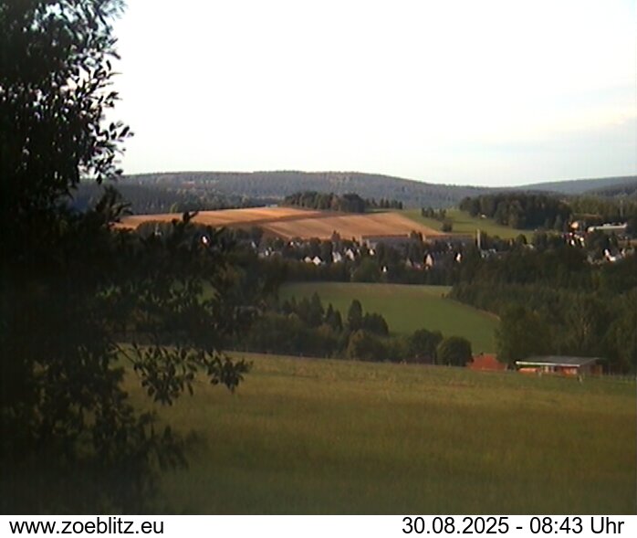 Blick von Norden auf Zöblitz