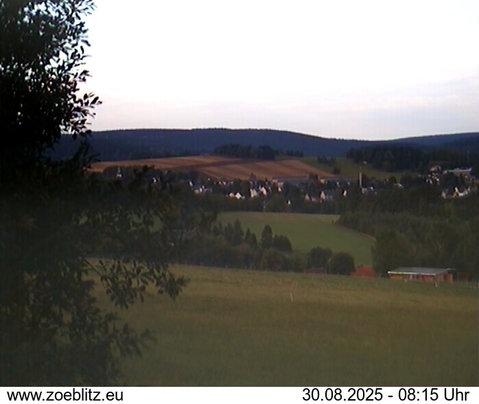 Blick von Norden auf Zöblitz