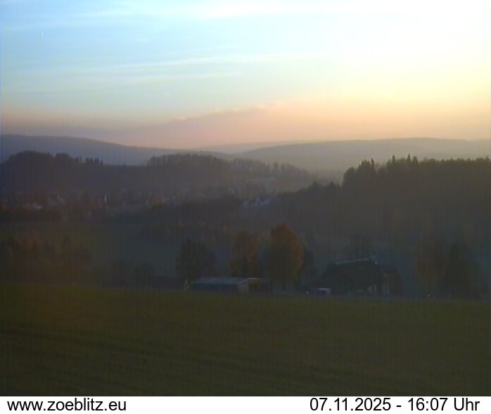 Blick von Norden auf Zöblitz