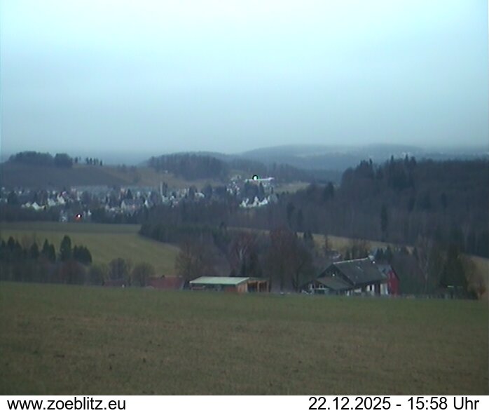 Blick von Norden auf Zöblitz