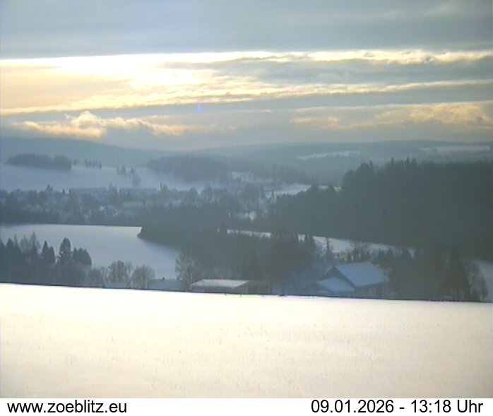 Blick von Norden auf Zöblitz