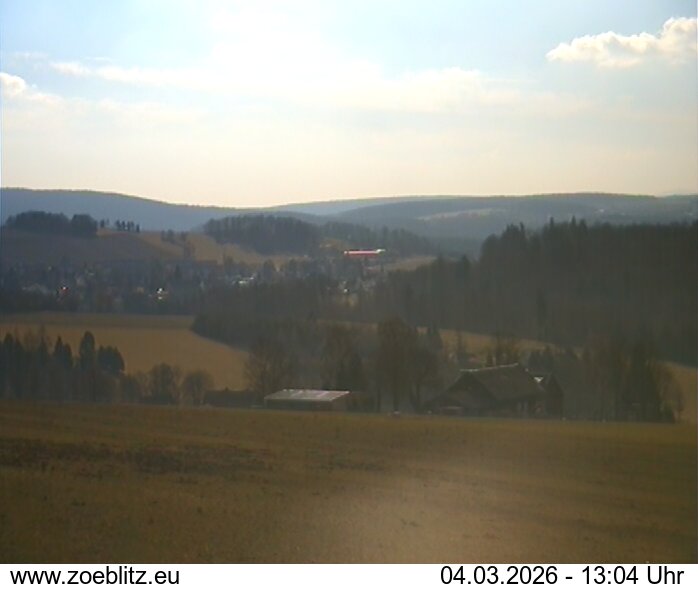 Blick von Norden auf Zöblitz