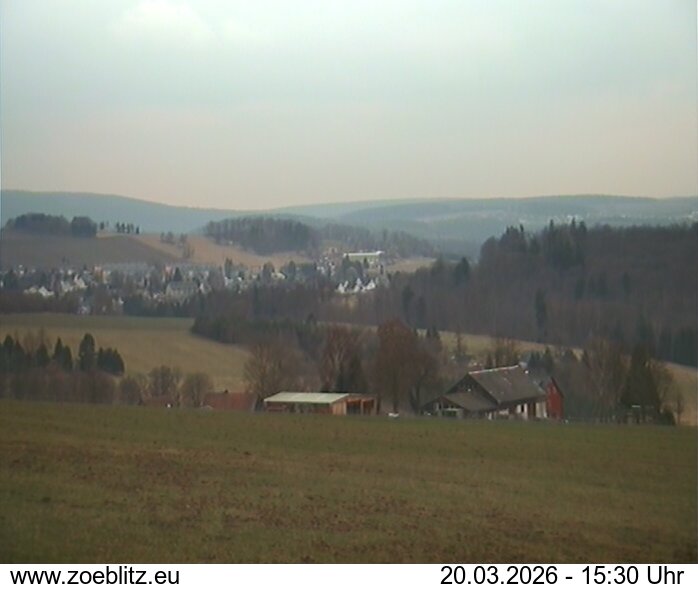 Blick von Norden auf Zöblitz