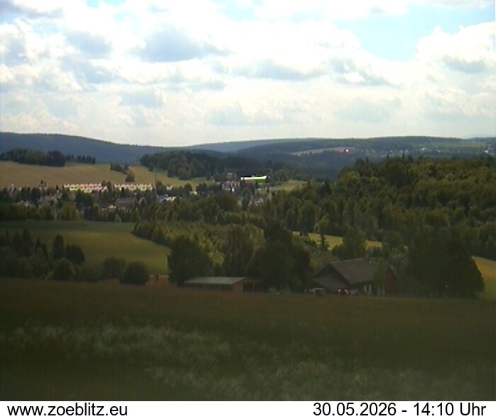 Blick von Norden auf Zöblitz
