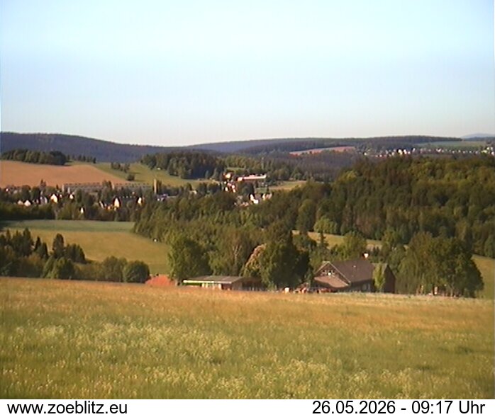 Blick von Norden auf Zöblitz