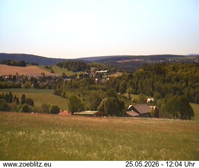 Blick von Norden auf Zöblitz