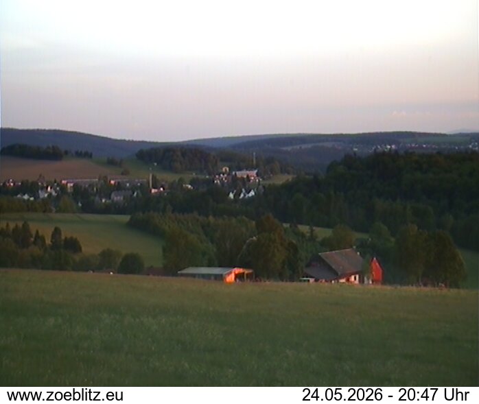 Blick von Norden auf Zöblitz
