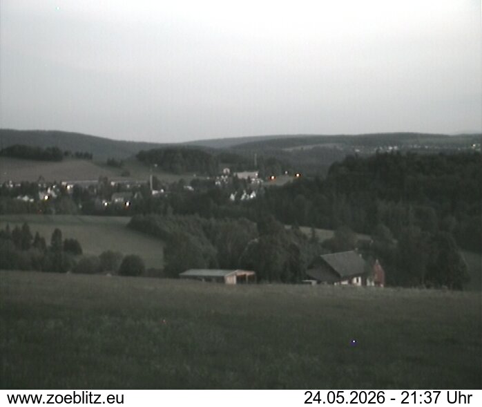 Blick von Norden auf Zöblitz