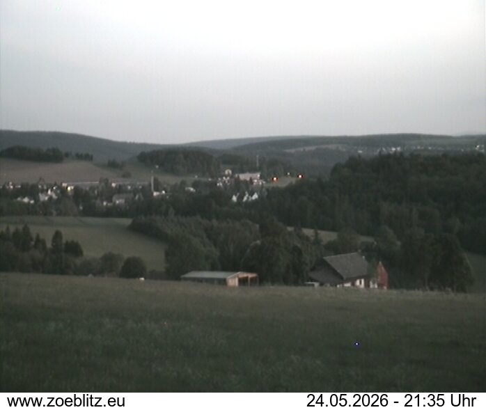 Blick von Norden auf Zöblitz