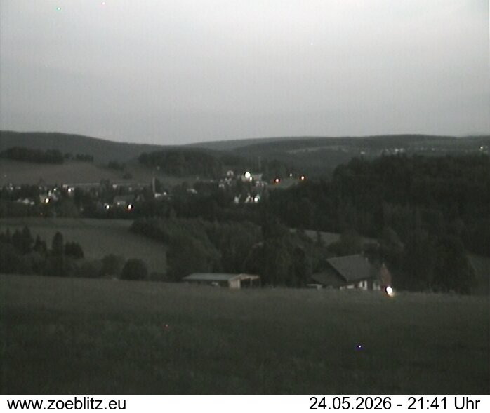 Blick von Norden auf Zöblitz