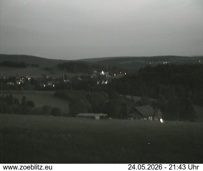 Blick von Norden auf Zöblitz