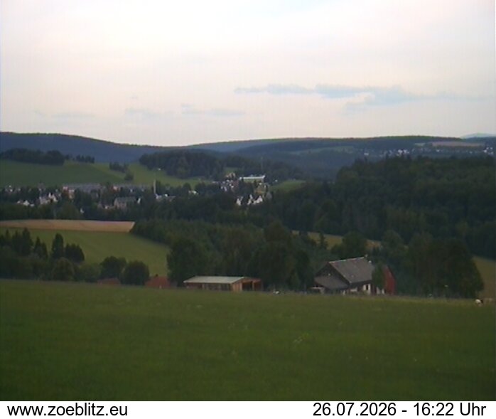 Blick von Norden auf Zöblitz
