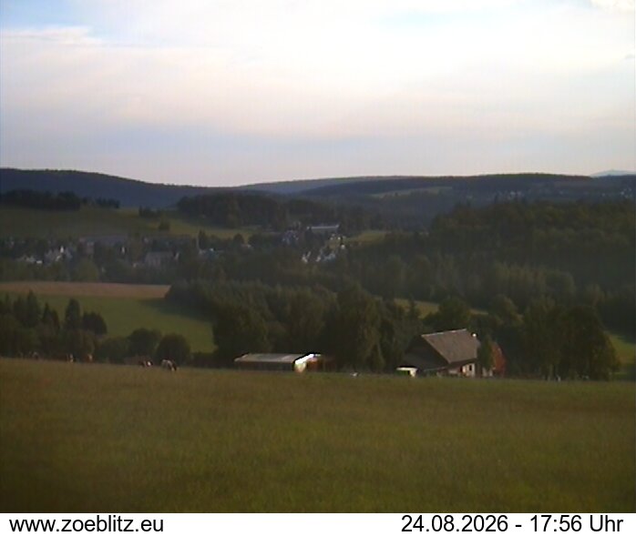Blick von Norden auf Zöblitz
