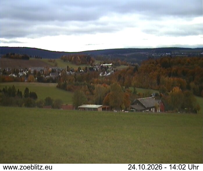 Blick von Norden auf Zöblitz